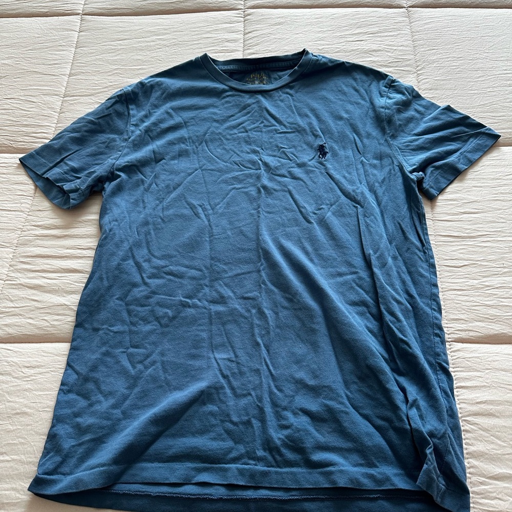 Blue polo tee